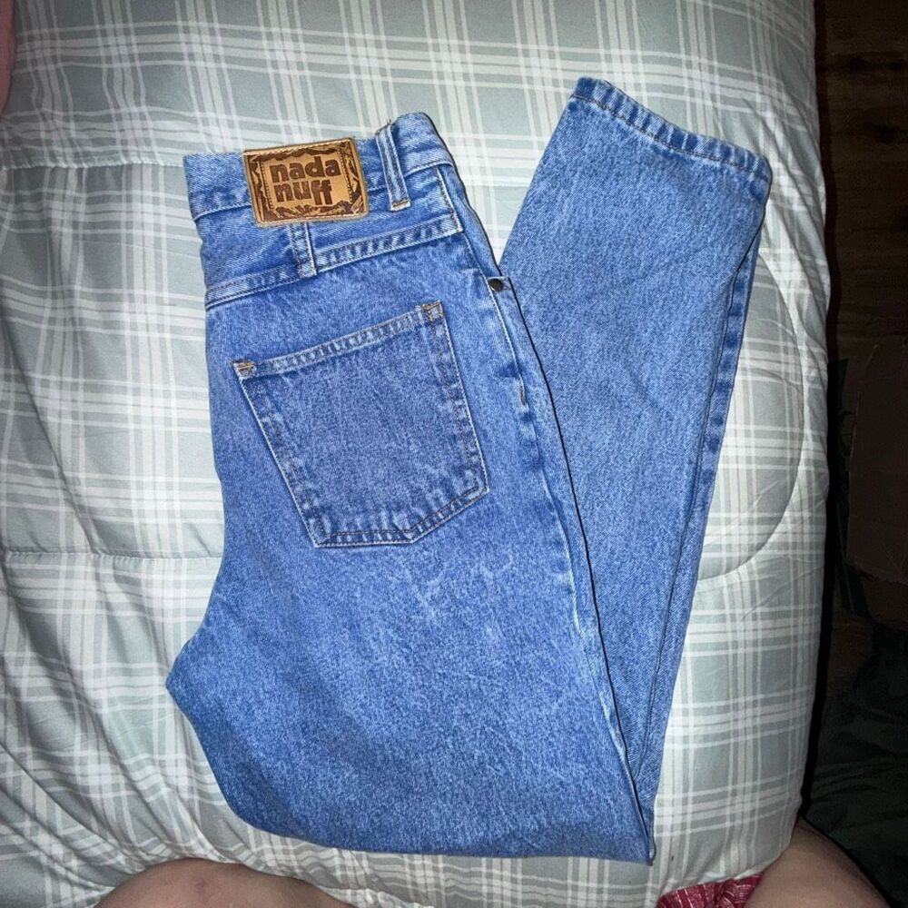 Vintage Nada- Nuff 90s Y2K  Mom Jeans High Rise Retro- Size M (6)